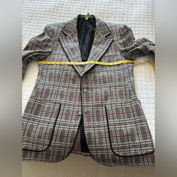 VTG Plaid Blazer, size medium - Picture 14 of 16